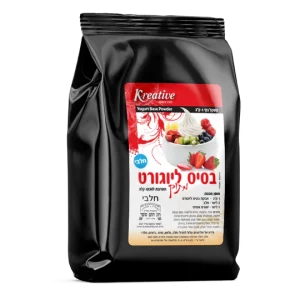 אבקה להכנת בסיס יוגורט